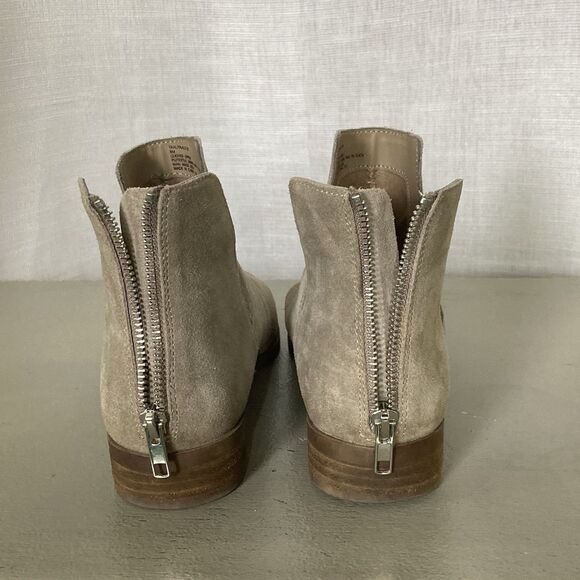 Steve Madden Yaal Suede Boots Sz 8M Tan Taupe Ankle Booties Western Boho EUC - Picture 9 of 9